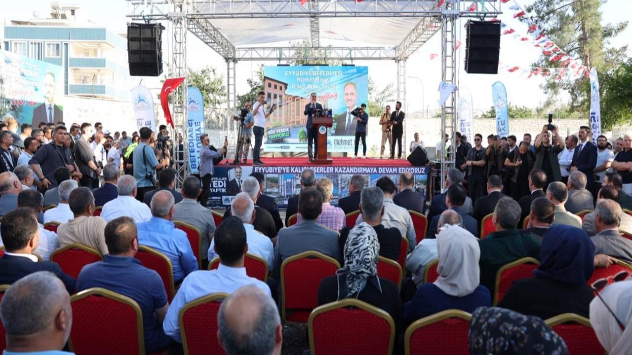 Eyyübiye Belediye Hizmet Binasının Temeli Atıldı
