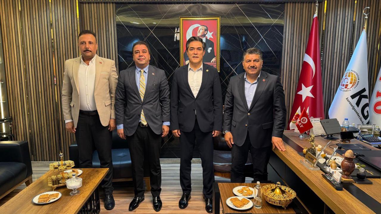 İYİ Parti Sözcüsü Buğra Kavuncu’dan Celal Çiftçi’ye Ziyaret