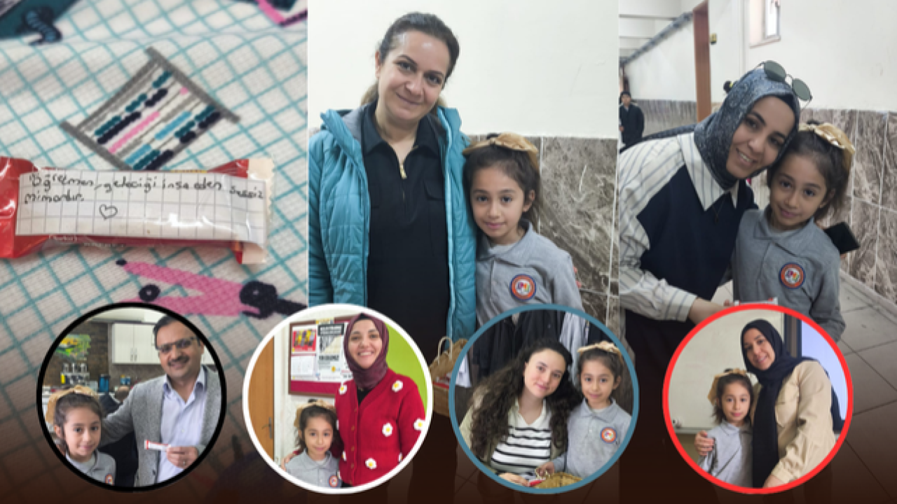 Karaköprü’de Minik Öğrenciden Öğretmenlere Anlamlı Jest