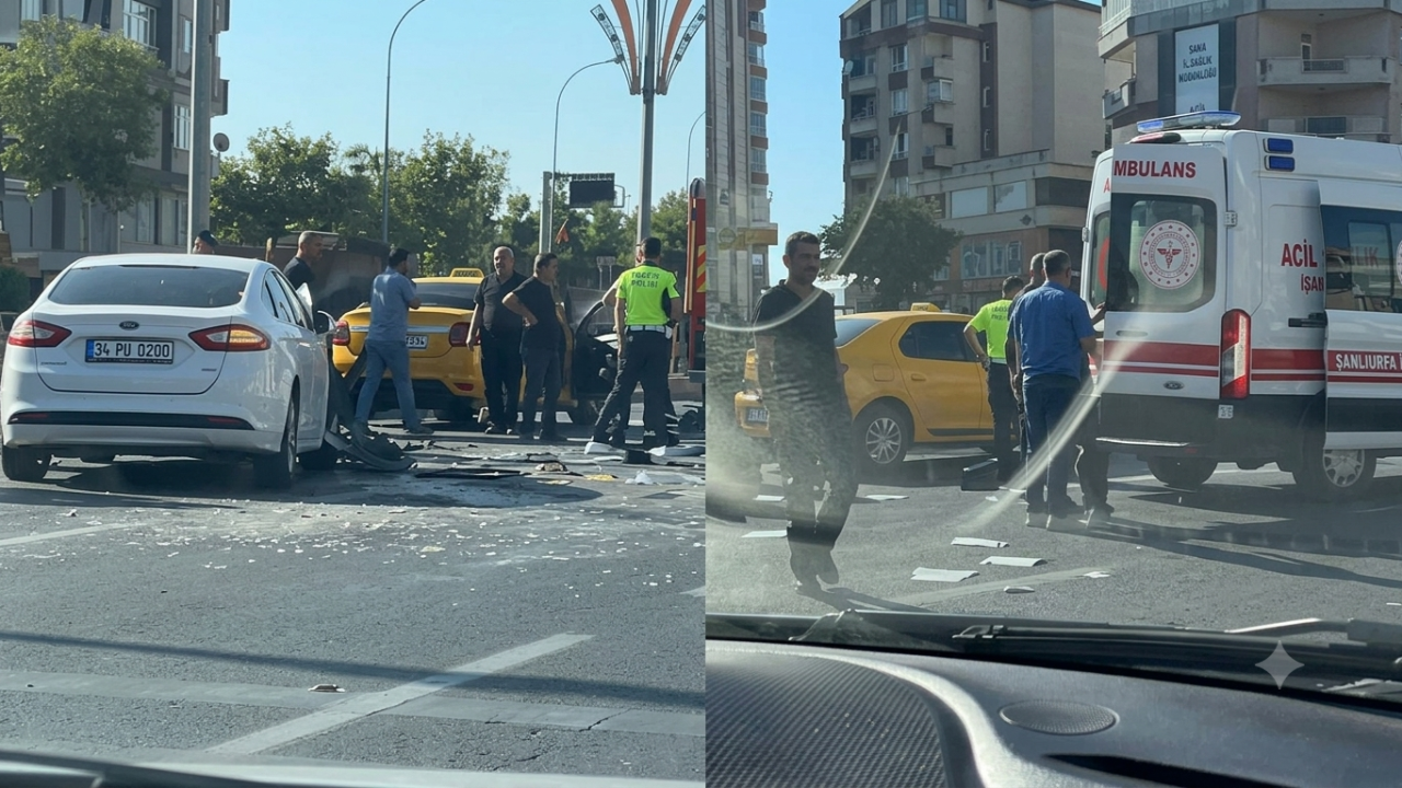 Karaköprü’de Zincirleme Trafik Kazası: 1 Yaralı