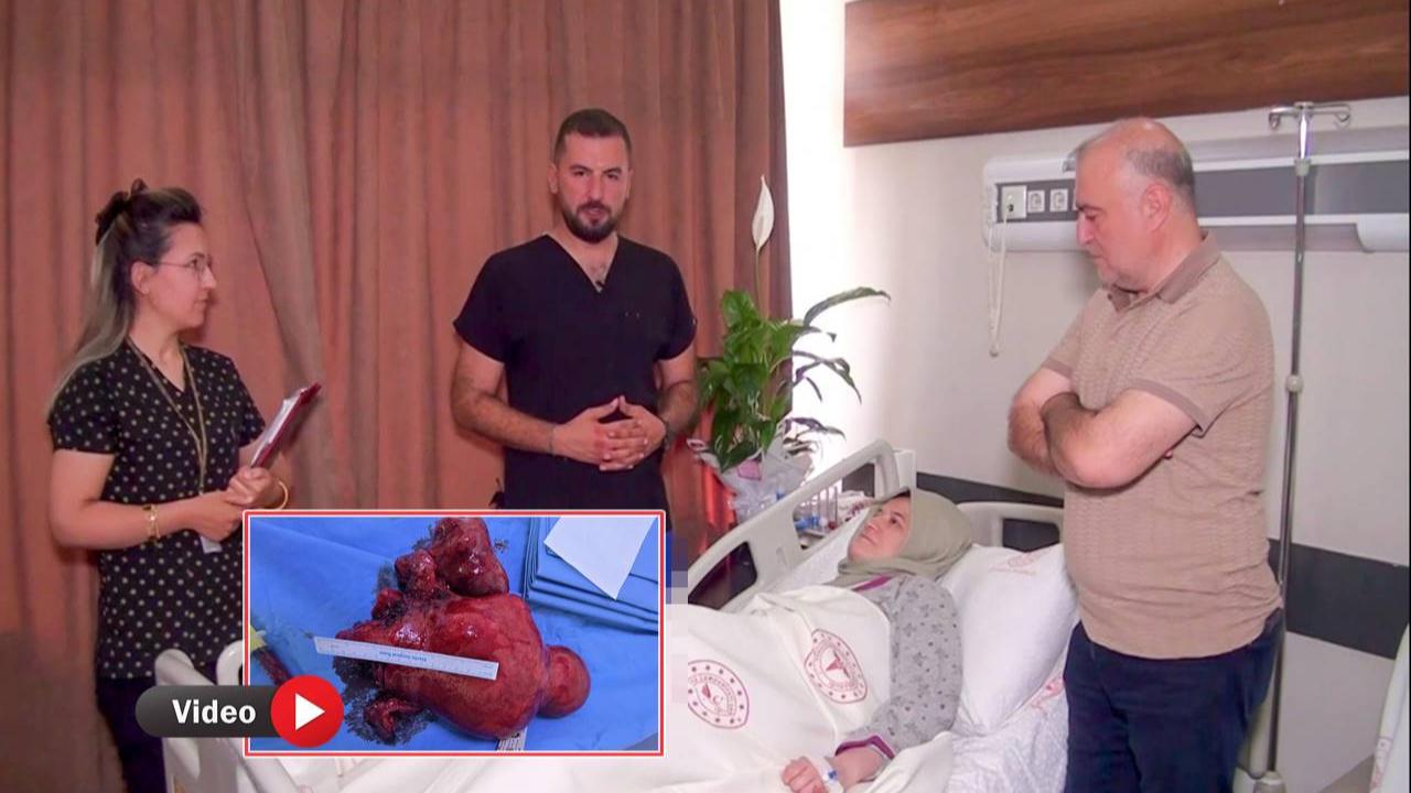 Şanlıurfa'da Kadının Karnından Dev Miyom Çıkarıldı!
