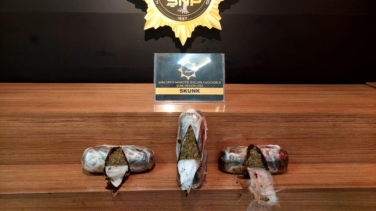 Şanlıurfa'da Operasyon: 2 Kilo 250 Gram Skunk Ele Geçirildi
