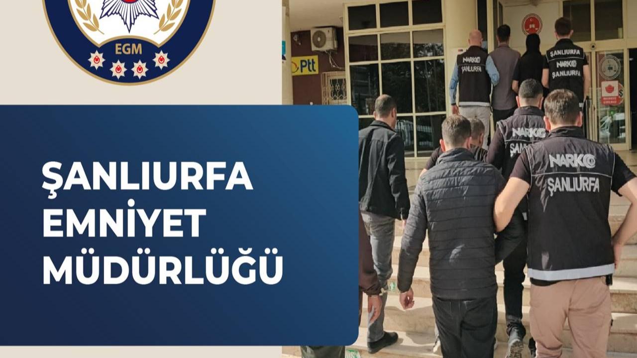 Şanlıurfa’da Uyuşturucu Tacirlerine Operasyon!