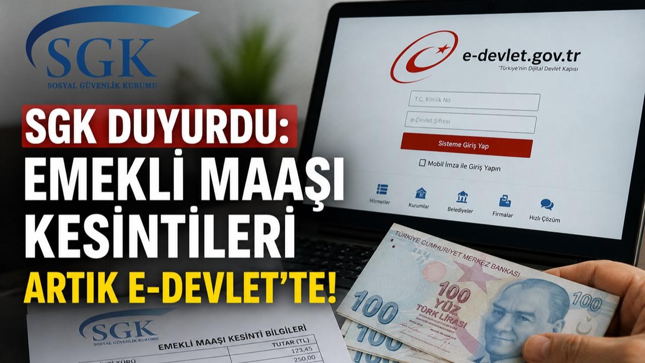 SGK'dan Milyonlarca Emekliyi İlgilendiren Yeni Uygulama
