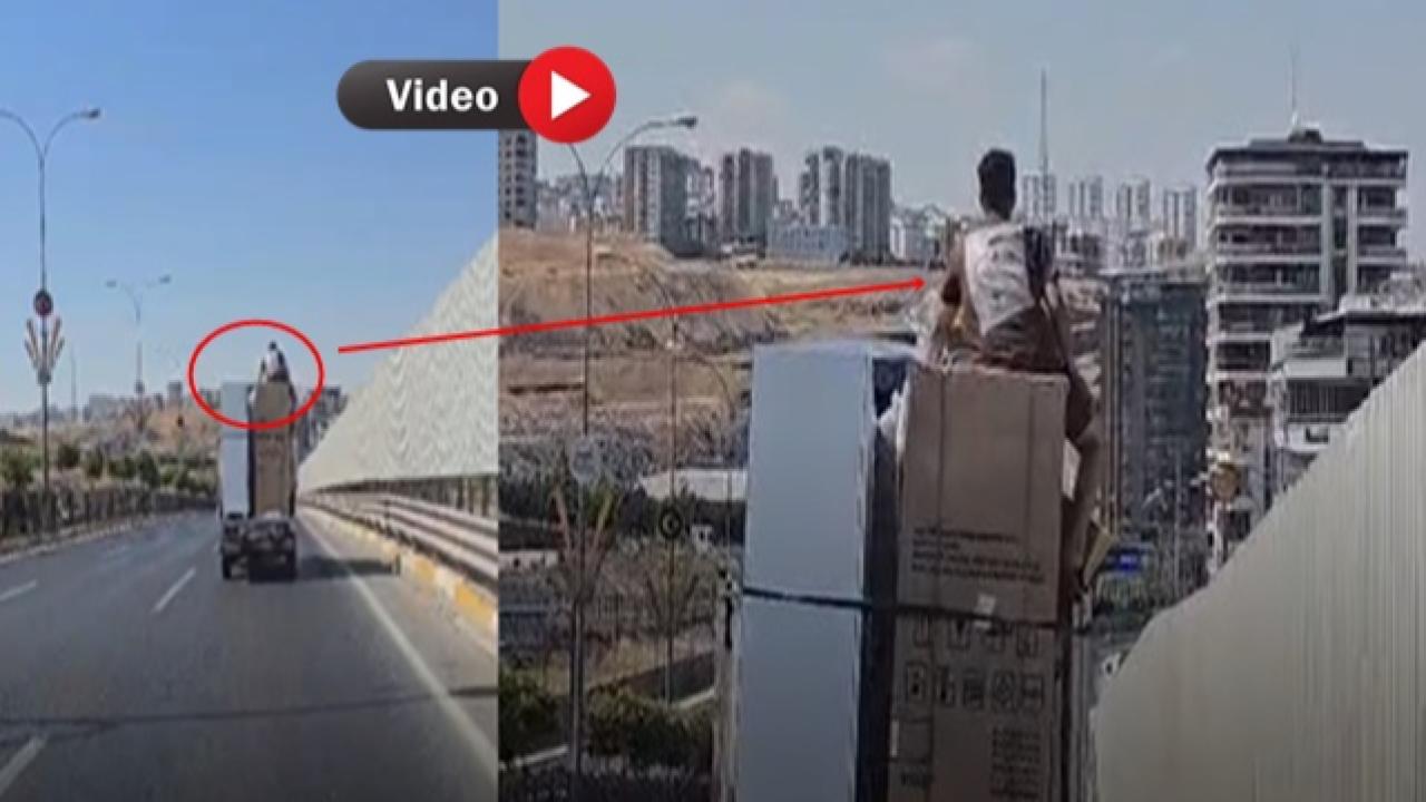 Urfa'da Pikap Kasasında Tehlikeli Yolculuk: O Anlar Kameraya Yansıdı