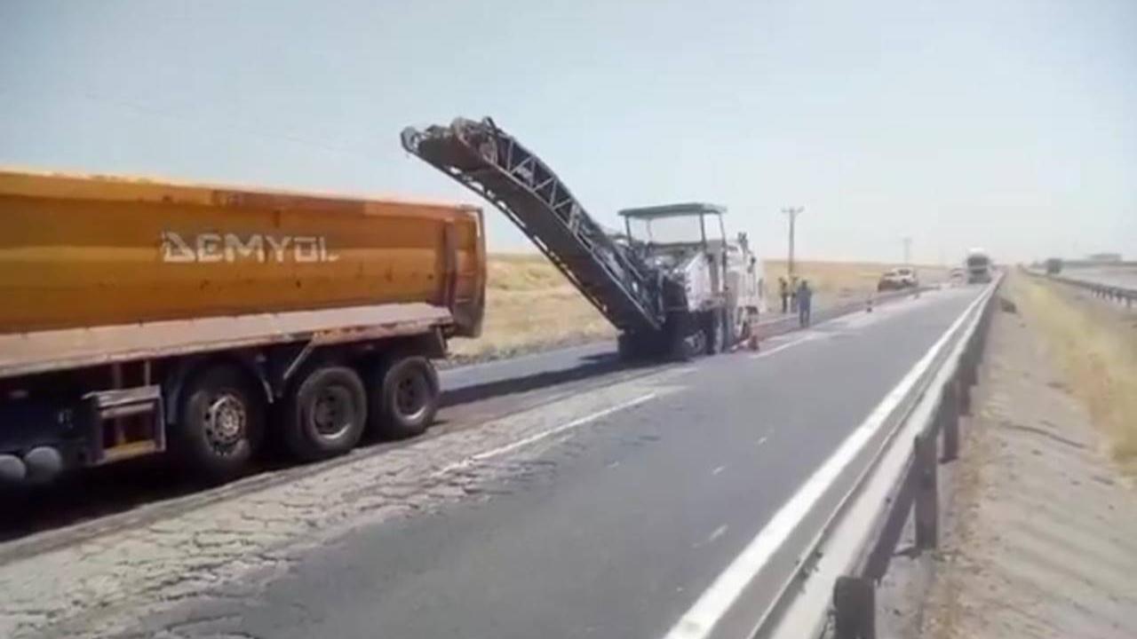 Viranşehir–Kızıltepe Yolunda Yenileme Çalışmaları Başladı